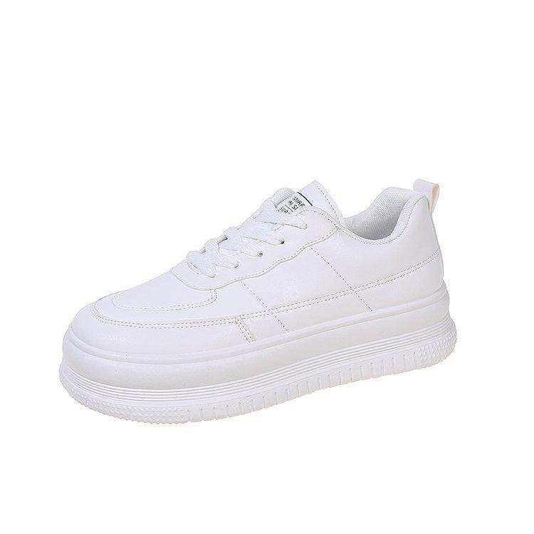 Damen Casual Weiße Schuhe mit dicken Sohlen Herbst Neue Trendy Schuhe Brot Schuhe Damen Board Schuhe Tragen-beständig Turnschuhe Großhandel 40