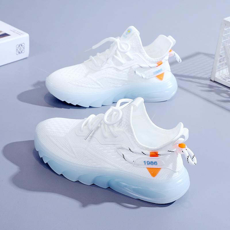 Fliegen Woven frauen Schuhe 2023 Frühjahr und Sommer Neue Student Sport Schuhe Weibliche Atmungsaktive Fitness Laufen Casual Schuhe Z63 39 weiß