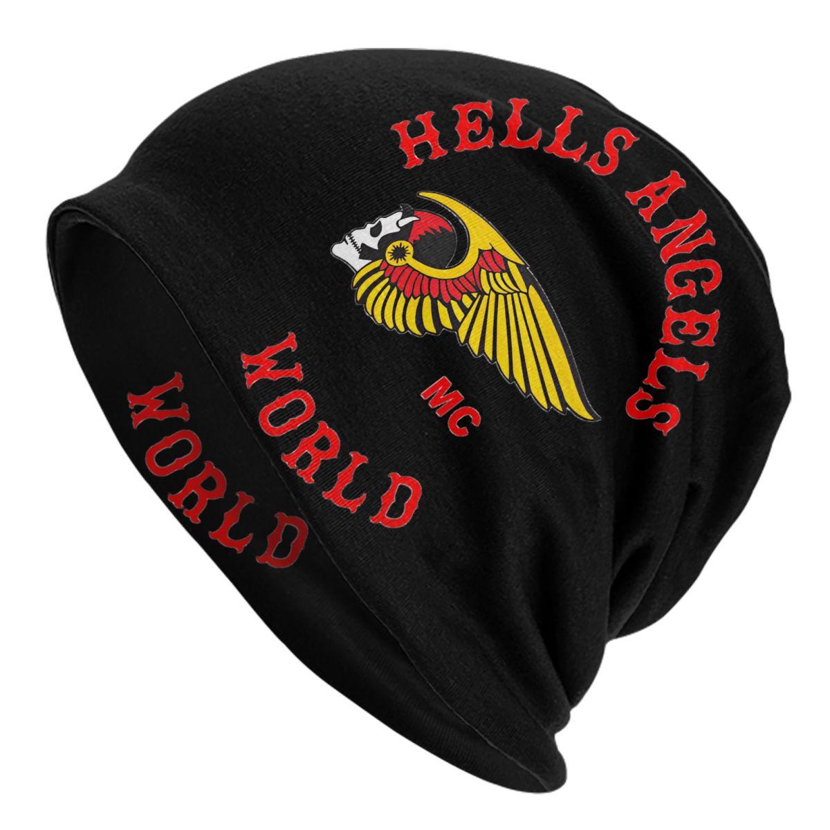Hell Angel Motorcycle Club Skullies Beanies Cap Merch Damenmode Beanie Mütze One Size