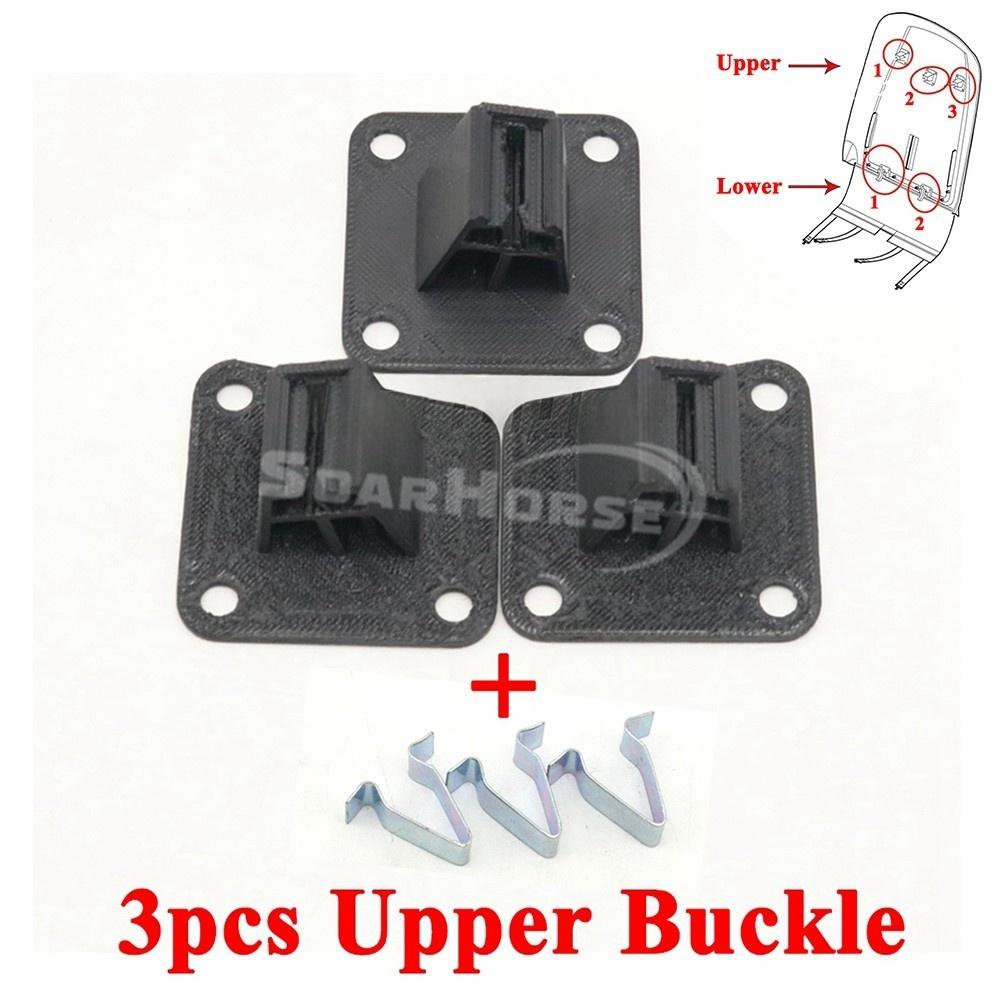 Autositz-Rückenlehnenabdeckung Befestigungsclip Halterung Befestigungsschnalle Für Porsche Cayenne 955 957 2003 2004 2005 2006 2007 2008 2009 2010 3pcs Upper Buckle