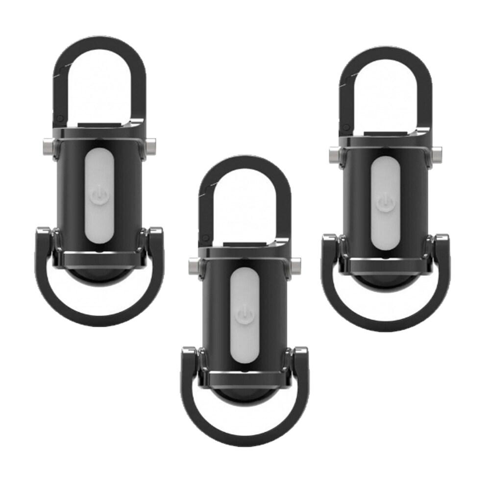COB LED Mini Schlüsselanhänger Taschenlampe USB Wiederaufladbar Tragbare Taschenlampe Schlüsselanhänger Licht Camping Taschenlampe Lampe Für Outdoor Camping Angeln Wandern 3PCS