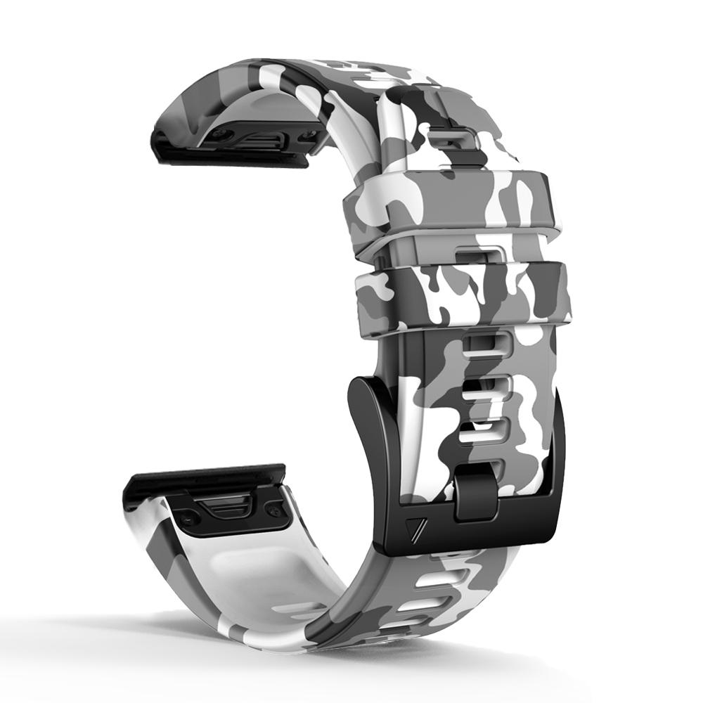 26mm 22mm Silikonarmband für Garmin Fenix 8 E 7X 7 6X 6 Pro 5X 5 Plus Smart Watch Band Epix Pro Gen 2 47/51mm Enduro 3 Armband 22mm Fenix 7 6 (Pro)