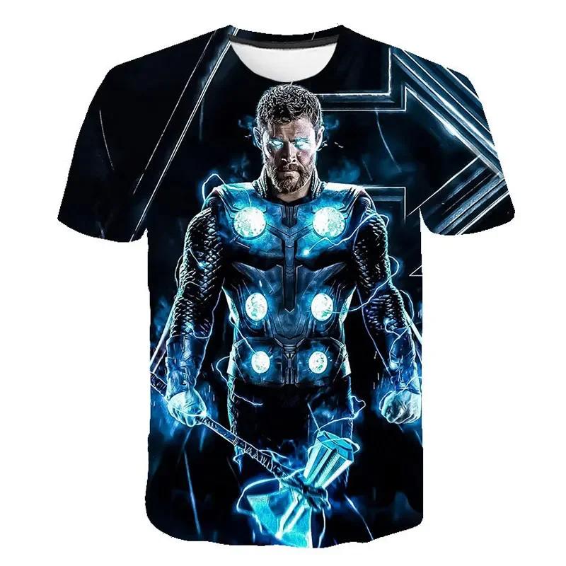 Marvel Superheld Hulk T-Shirt Jungenkleidung Kinder-T-Shirt Spider-Boy Kinder-Oberteil T-Shirt Sommer Kurzarm-T-Shirt 160 silber