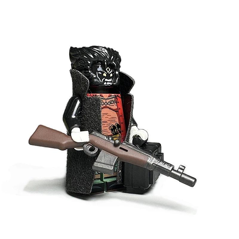 Bausteine Western Kopfgeldjäger Cowboy zu Pferd Ritter Kinderspielzeug