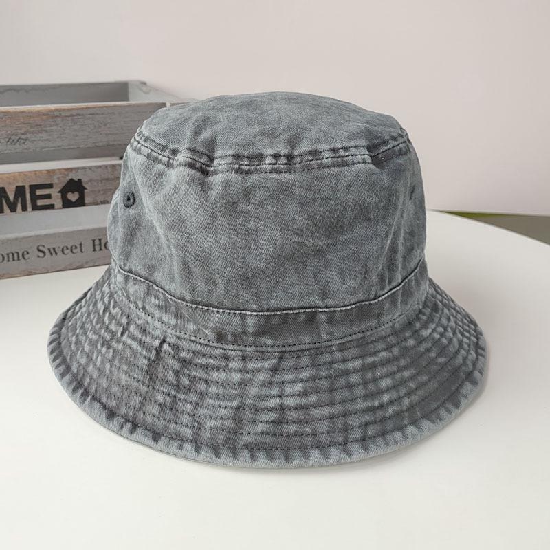 2023 großen Kopf Plus Größe Eimer Hut für Männer Reine Baumwolle Panama Fischer Hut Koreanische Mann Frauen 59 cm 60 cm 62 cm 63 cm Sonnenhut XXL 63-64cm schwarz grau