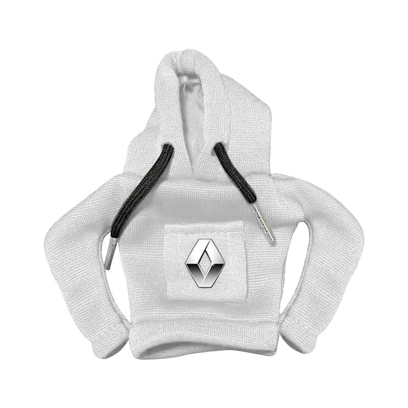 Mode Auto Gangschaltung Auto Schalthebel Abdeckung Auto Schalthebel Knauf Hoodie für Renault Dacia Megane 2 3 Clio 4 Captur Kadjar Fluence Renault weiß