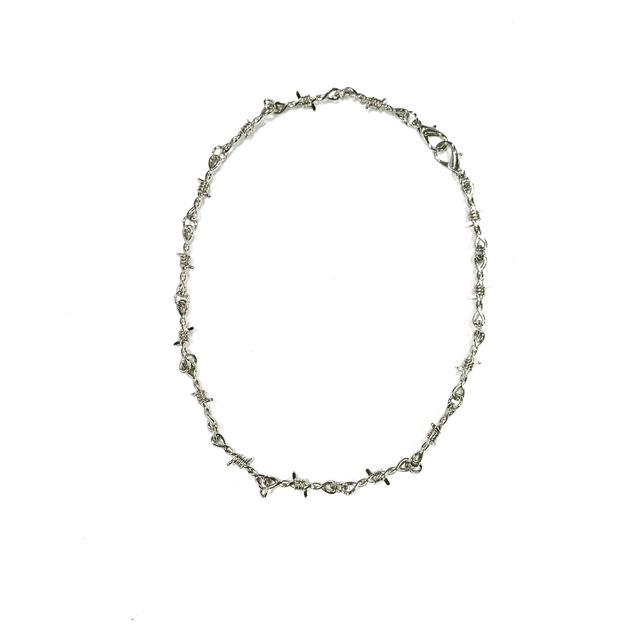 Kleine Draht Brambles Eisen Unisex Halsband Halskette Frauen Hip-Hop Gothic Punk Stil Stacheldraht kleine Dornen Kette Halsband Geschenke