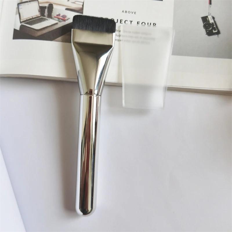 Ultradünner Foundation-Pinsel, leichter und dünner Gesichtskonturpinsel, flacher Konturenpinsel, zum Mischen von Foundation, Creme, Make-up-Pinsel, Make-up-Tools 1pc