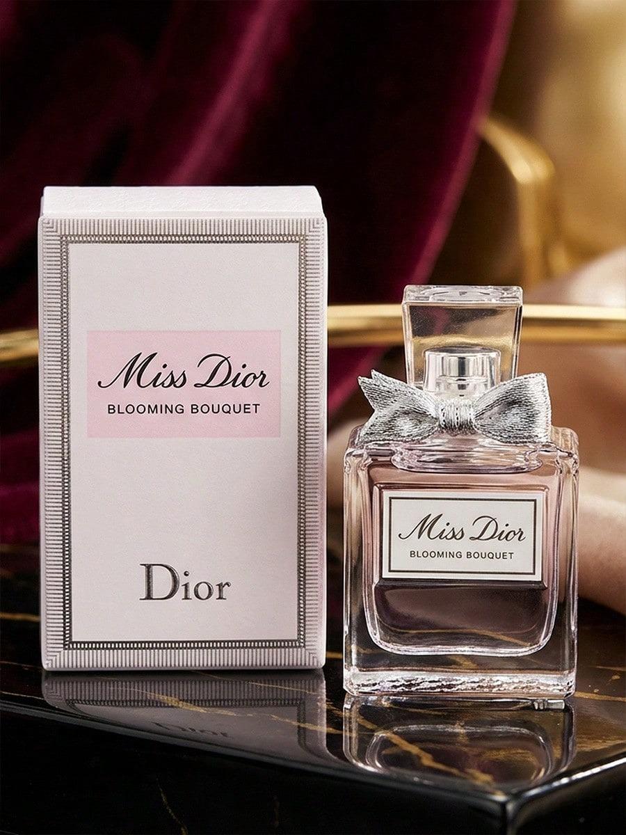 Dior Miss Dior Blooming Bouquet Eau de Toilette 5ml | Mini-Reisegröße Parfüm für Damen | Blumiger Duft