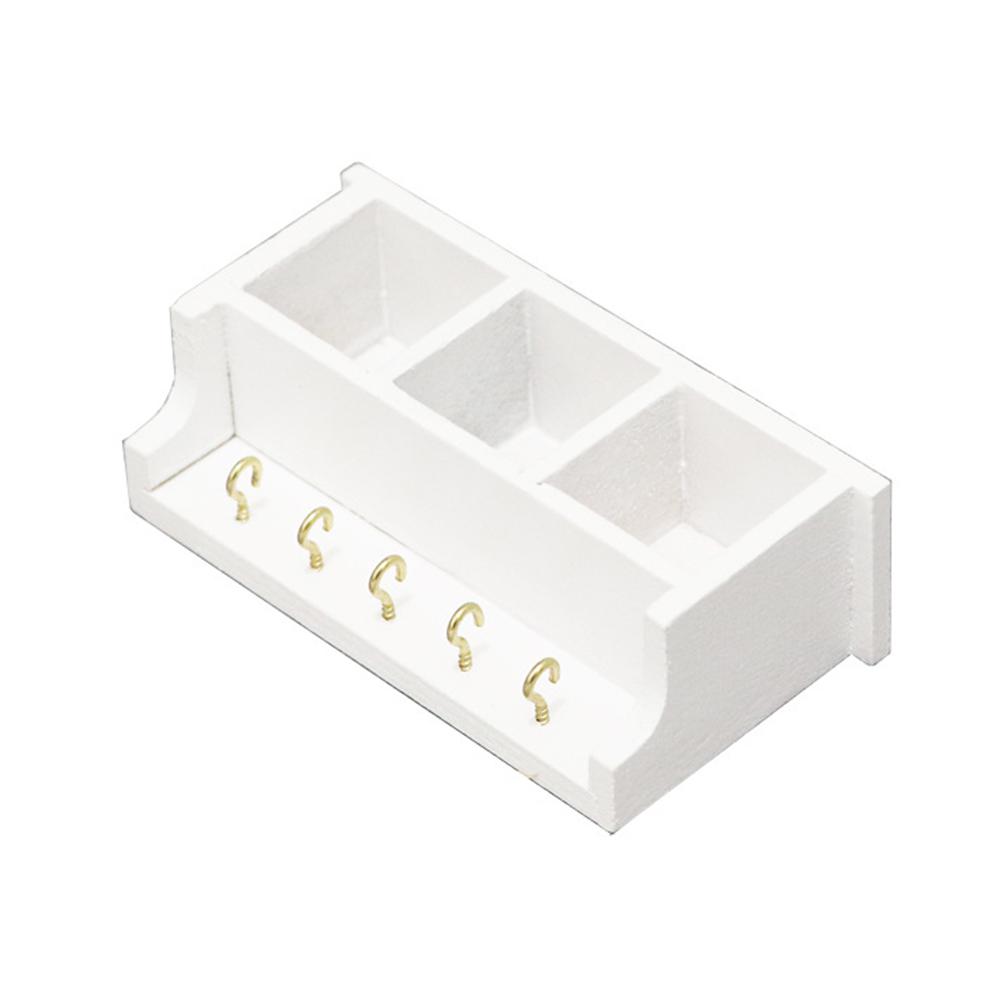 Interest Cultivation Aufbewahrungshakenleiste mit Möbeln, Küche, Mini-Puppenhaus-Zubehör aus Holz