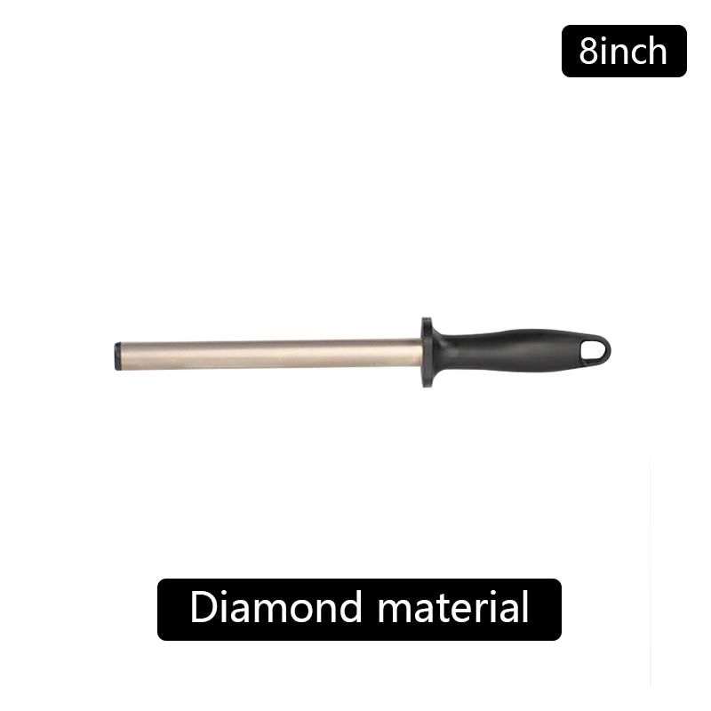 8/12 zoll Professionelle Diamant Messer Spitzer Stange Langlebige Messer Mühle Mit Nicht-Slip Griff Küche Messer Schärfen Klinge Stange 8 INCH