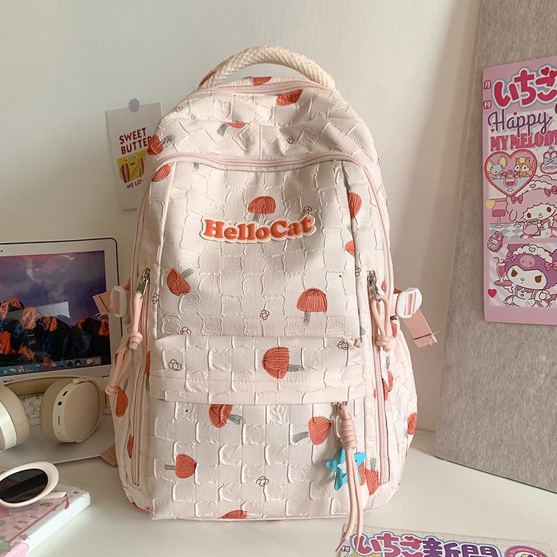 Kinder Schultaschen Grundschule Mädchen Junior High School Mädchen Hochwertig Aussehende Buchstaben Schulrucksack