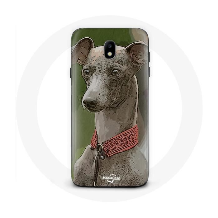 Hülle - MANIACASE - Samsung Galaxy J7 2017 - Greyhound grau - Flexibel - Grau grau