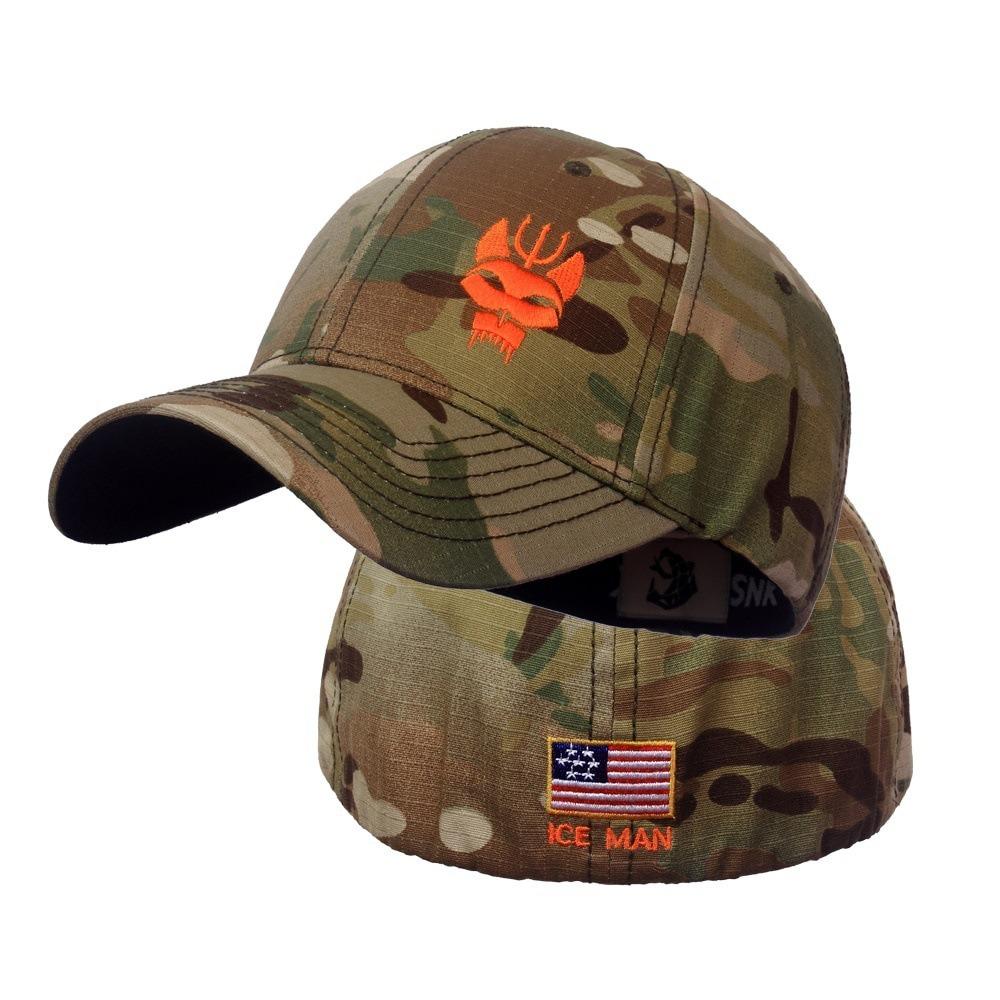 Neue Seal Team Serie Baseballkappen Herren Damen Acrylfasern Baumwolle Snapback Hut Nationalflagge Dehnbarer Hut