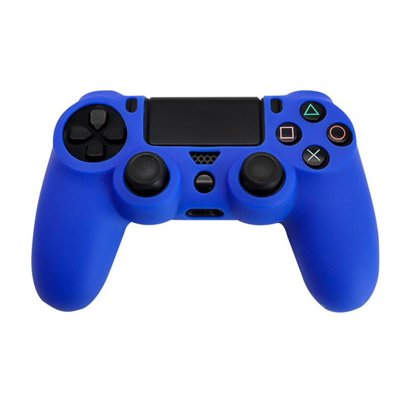 Weiche Silikon-Schutzabdeckung für die Playstation 4-Controller-Skin für PS4-Gamepad mit Joystick-Griffkappen A8