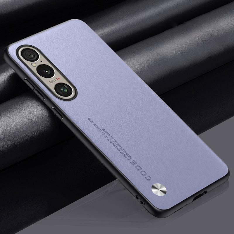 Für Sony Xperia 1 VI Silikon Bumper Stoßfeste Handyhüllen Rückseite Abdeckung Coque Für Sony Xperia 1 VI Fundas Capa For Sony Xperia 1 VI licht lila
