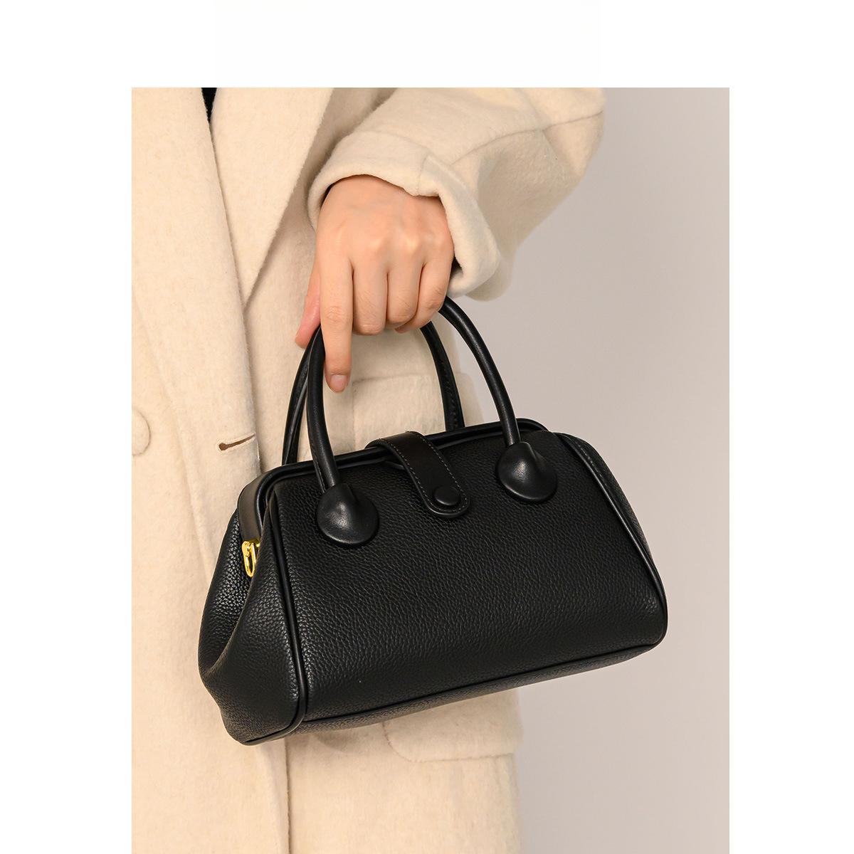 Handtaschen, Nischen-Kissen-Taschen, Weiches Leder Großvolumige Mama-Taschen, Clip-Taschen