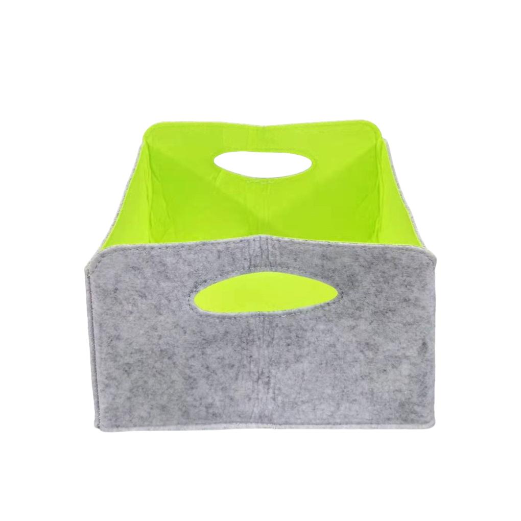 Filz Faltbarer Aufbewahrungskorb Organizer Für Zuhause Büro Wohnheim Schrank - Bequeme Haptik Und Mehrfach Kindergarten Wäsche Organisieren