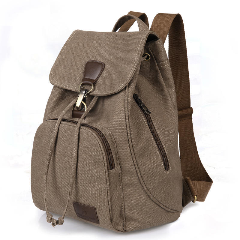 Rucksack Outdoor Canvas Rucksack Retro Mode Rucksack Frauen Umhängetasche