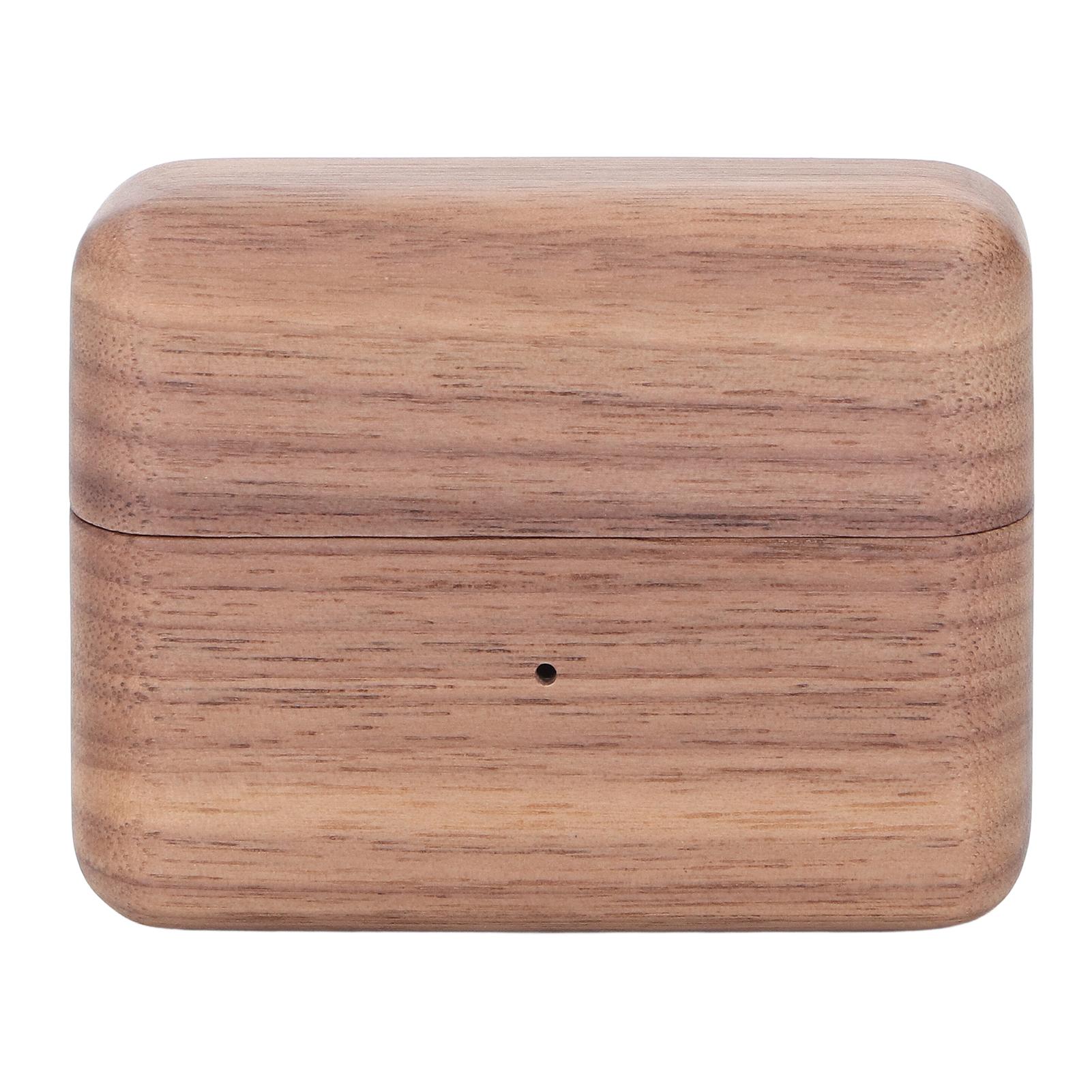 Holz Bluetooth Kopfhörerhülle Elegantes Aussehen Handpoliert Bluetooth Ohrhörer Schutzhülle für