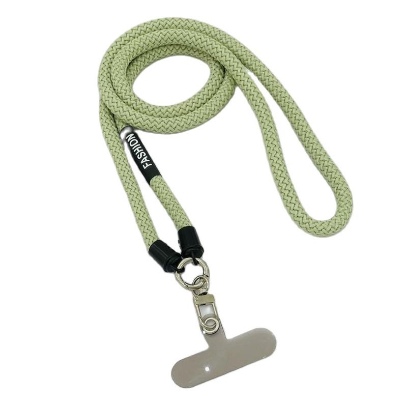 Universelle Umhängeband für Telefone mit Patch Weave Handygurt Umhängeband für Handy zum Aufhängen Kordelband grün