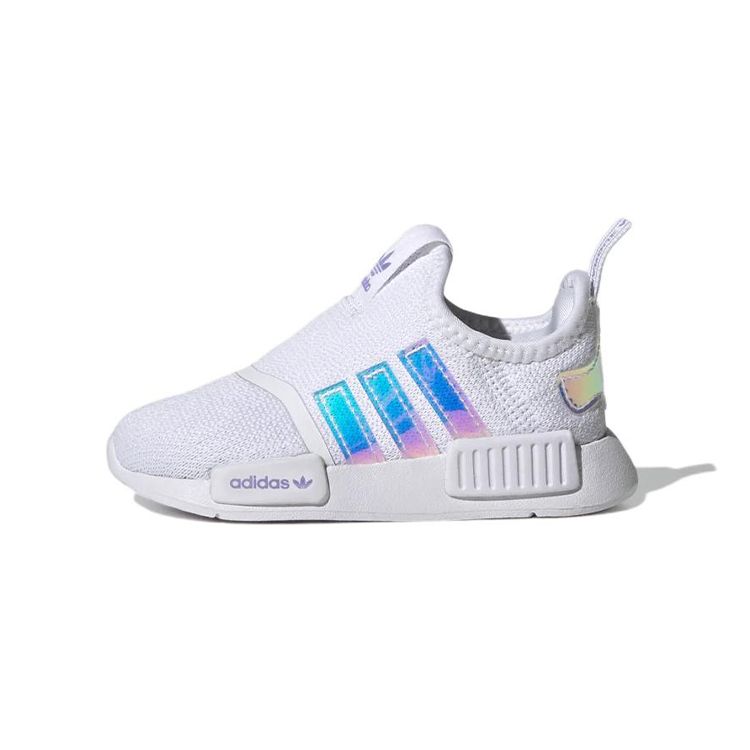 Adidas NMD 360 I Weiß Irisierend Baby-Sneakers Wolkenweiß Helllila Klargrosa GX3320 26½