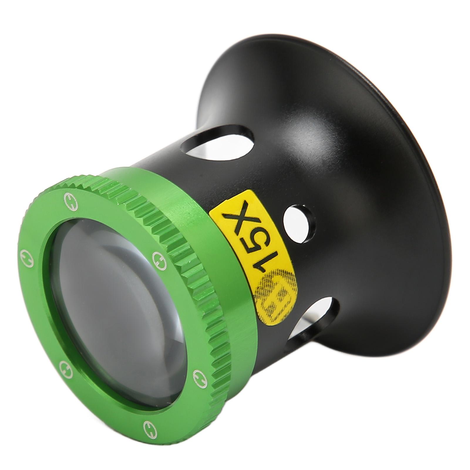 15X Saphir Augenlupe Uhrmacher Juwelier Inspektionslupe Tragbar für Edelsteine Münzen Briefmarken Gesteine