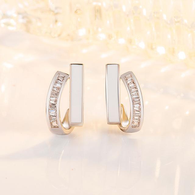 14 k vergoldet Aros Mujer Oreja Tropfen Ohrring Für Frauen Feine Geometrische Schmuck Tropfen Ohrring Orecchini Frauen Frauen Mädchen silber