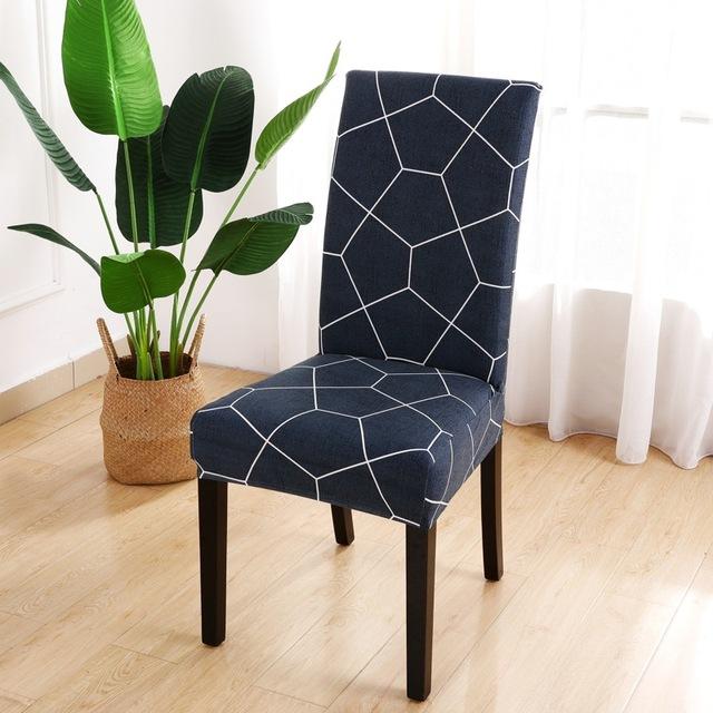 Blumen-Serie Stuhlbezug für Esszimmer, Bankett, Hotel, Küche, Spandex-Stretch-Druck, Stuhlhussen, abnehmbare, waschbare Sitzdekoration 1 piece