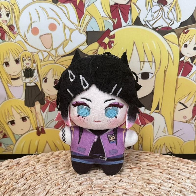 10cm Neuer Spiel-Schlüsselanhänger Cosplay Rucksack Dekor Spielzeug Plüschtier Valorant Clove Sage Jett Valoran Baumwoll-Anhänger Geschenk Plüschtiere 10cm