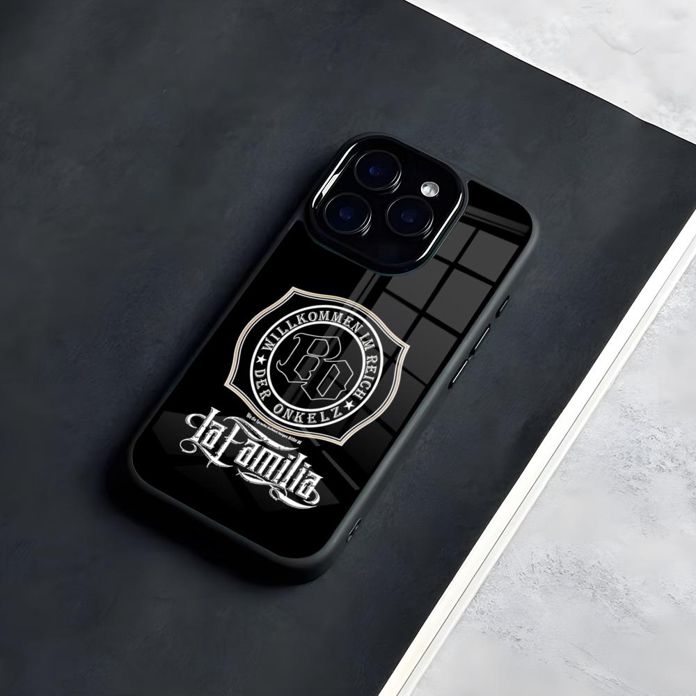 B-Bohse O-Onkelz Band Handyhülle Für IPhone 17 Pro Max 16 15 14 13 11 Pro Max Plus Glas Handyhülle iPhone 16 Pro Max