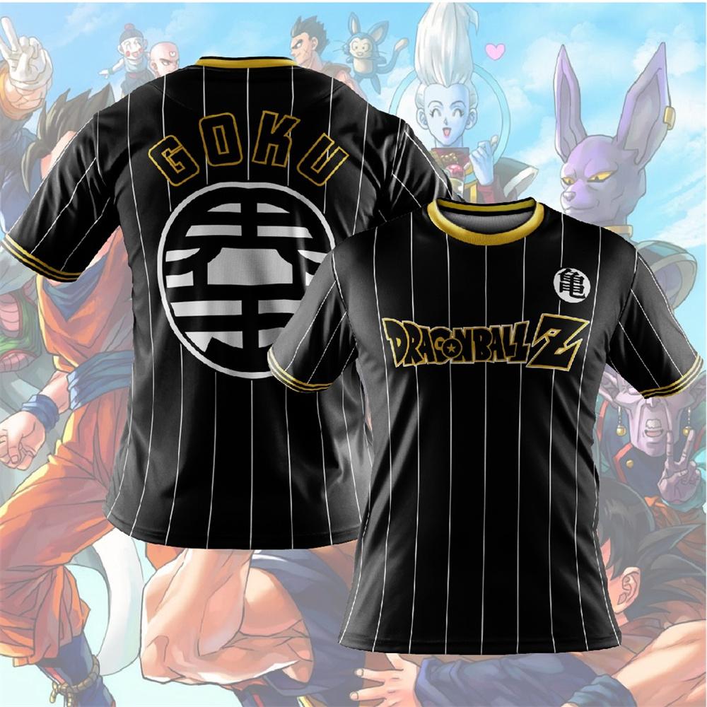Kinderkleidung Anime Dragon Ball Z T-Shirt Goku Super Saiyajin 3D-Druck Kurzarm Harajuku Männer Tops Tees Jungen Mädchen Kleidung XS