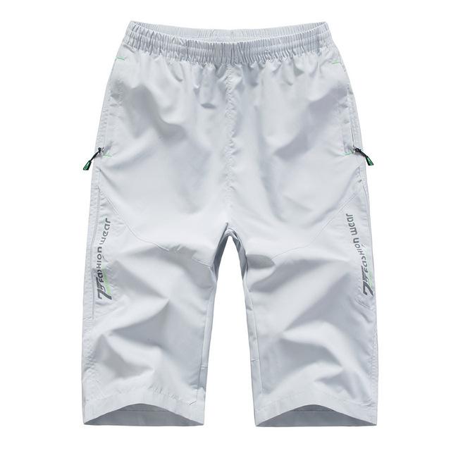 Sommersport Kurze Hose Schnelltrocknende Große Herren Freizeit 3/4 Hose Dünne Workout Herrenmode Baggy Shorts XXL