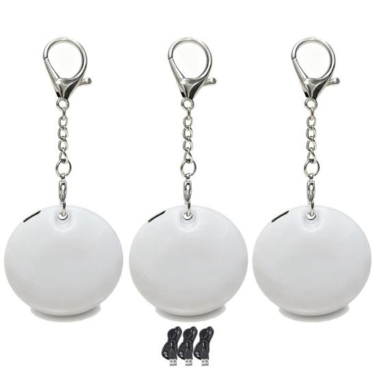 2/3/5 Stück Sensorleuchte Berührungssensor LED-Licht Wiederaufladbare Mini-Taschenlampe Herzform Handtaschen Geldbörsen Schlüsselanhänger D