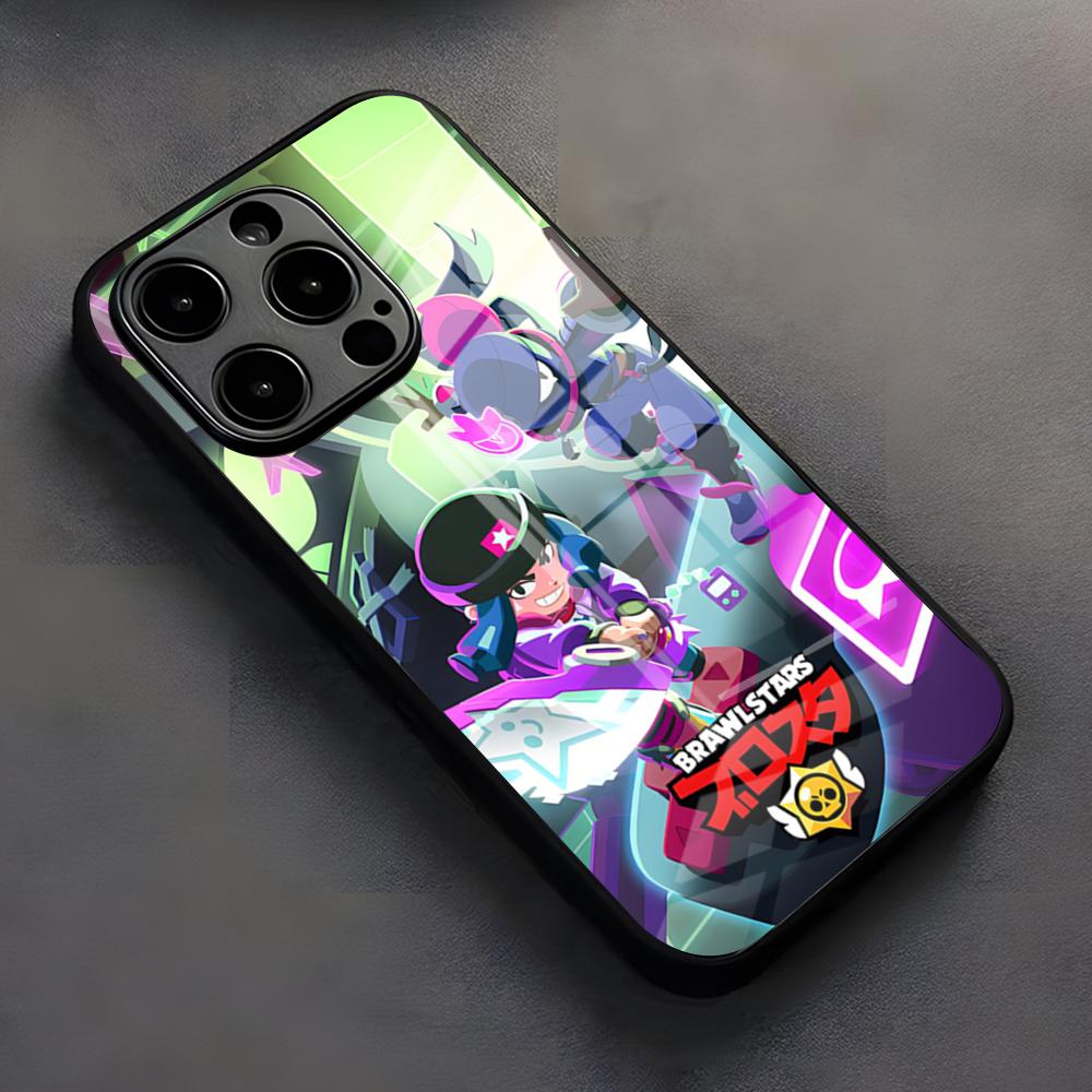 B-Brawls S-Stars Handyhülle Für IPhone 17 Pro Max 16 15 14 Pro Max 13 11 X Xs Xr 8 7Plus Glasabdeckung iPhone 16 Plus