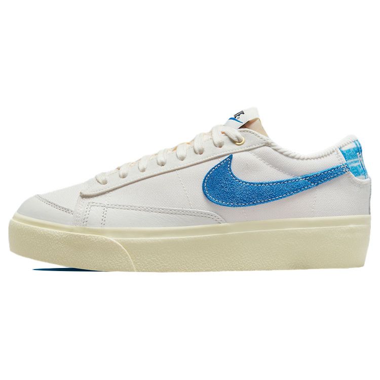 Nike Blazer Low Platform Sail Game Royal (Damen) Damen Sneaker Game-Royal-Schwarz DO2371-133 41