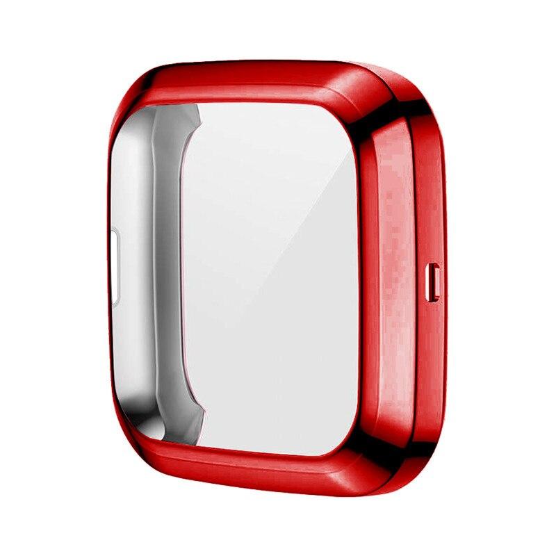 Schutzhülle für Fitbit Versa Lite / Versa 2 / Versa TPU Cover Bumper mit Displayschutzfolie Smart Watch Shell Zubehör Fitbit Versa Lite