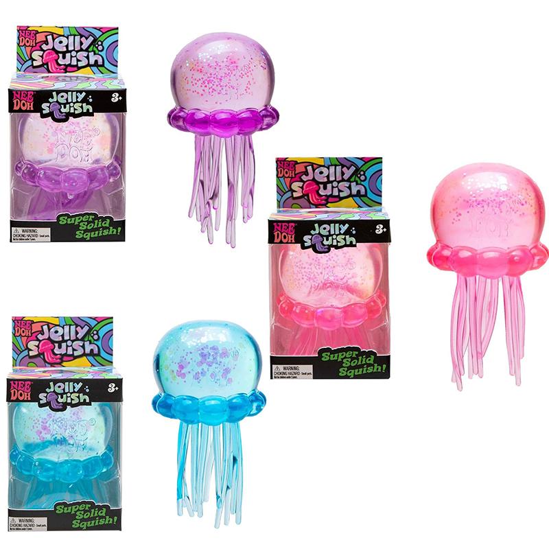Neues Schylling Needoh Qualle Squishy Weiches Knet-Sensorik-Spielzeug Stressabbau Anti-Angst Fokus-Spielzeug Perfekt zur Entspannung