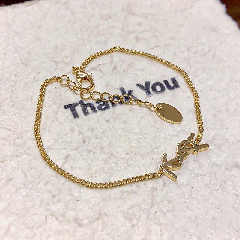 Elegantes Minimalistisches Buchstabenarmband - Leichter Luxus Modeschmuck