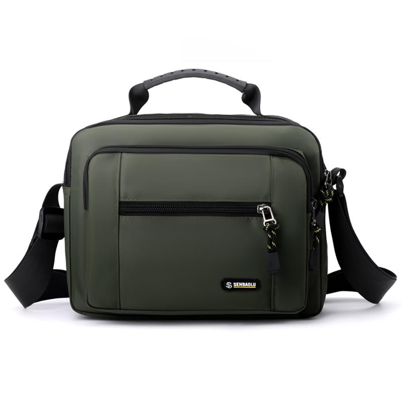 Lässige Herren Tasche Handtasche Umhängetaschen Hohe Qualität Nylon Herren Messenger Bag Umhängetaschen Modetrends Herrenhandtasche Schultertasche 26cmX20cmX6cm gray
