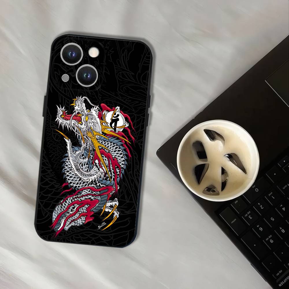 Yakuza 0 Spiel für iPhone 17,16,15,14,13,12,11,Pro,XS,Max,XR,Plus,E,SE4,Mini Schwarze Weiche Hülle Handyhülle iPhone16e