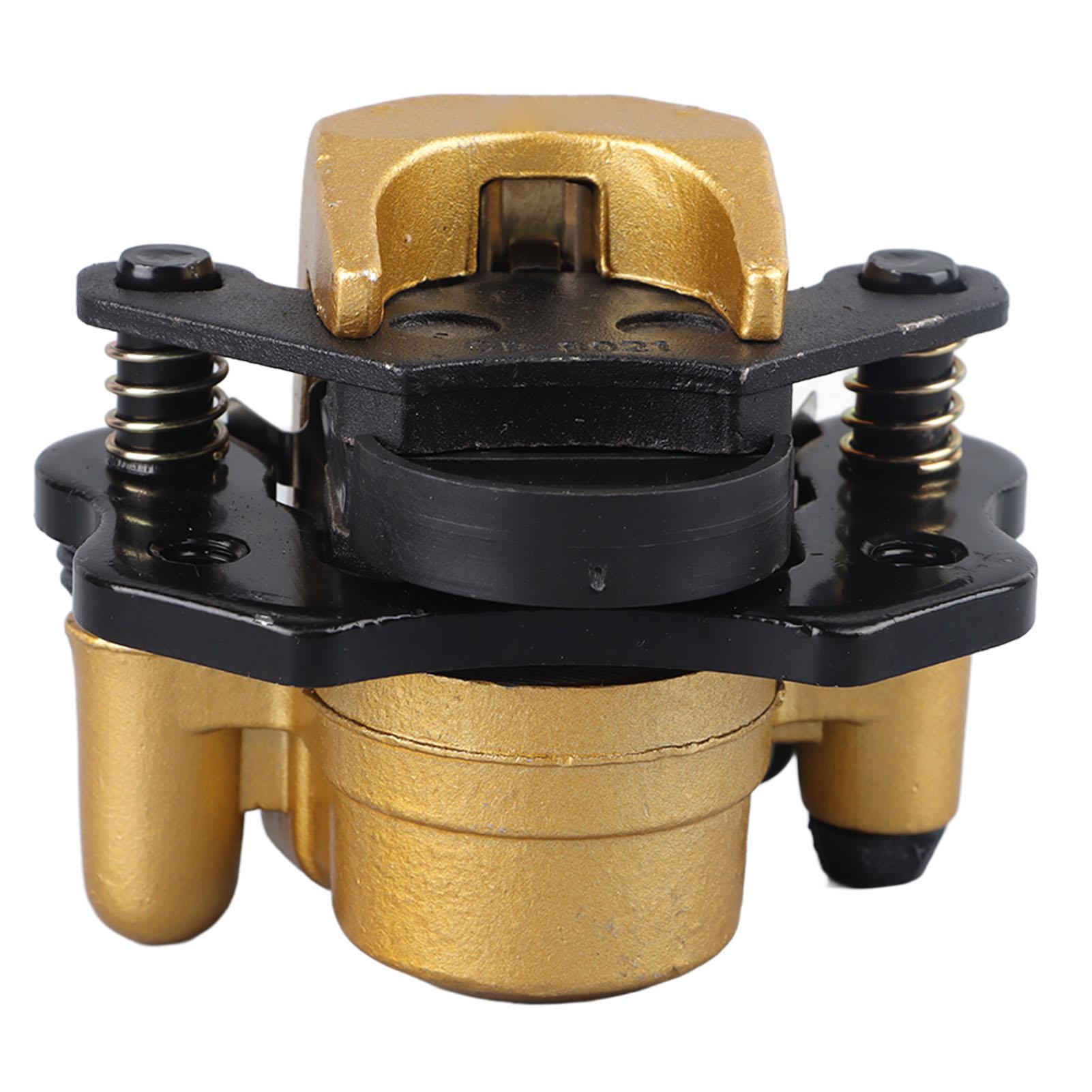 Vordere Hintere Bremssättel Aluminium Gold Linke Pumpe Stabiles Bremsen Passend für 110 bis 250 ccm Vierrad