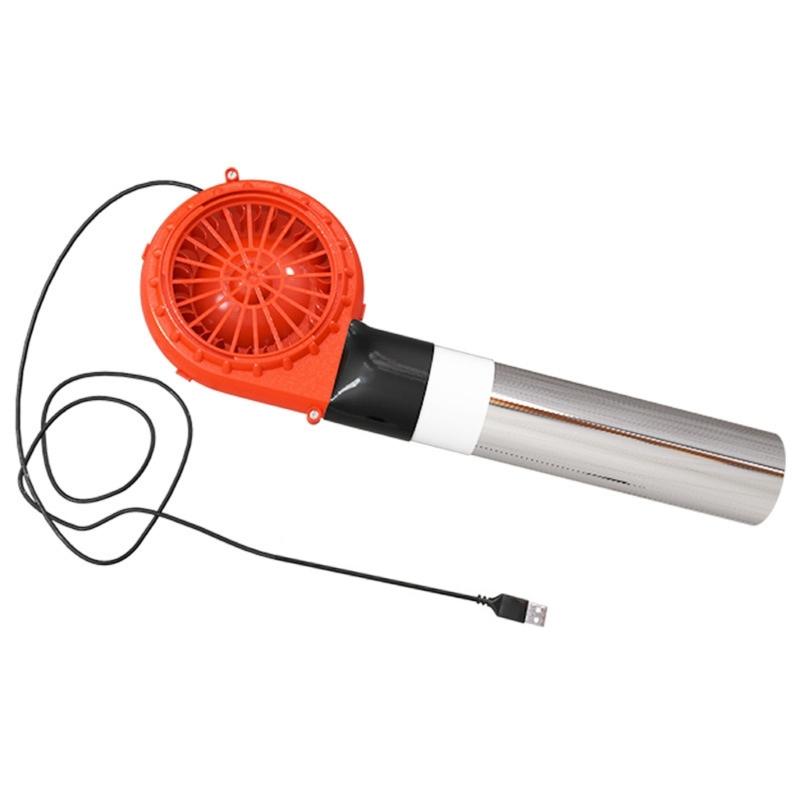 BBQ-Bläser Holzkohle-Kaminanzünder BBQ-Ventilator Räucherofen-Ventilator Elektrischer Gebläse-Anzünder für Zuhause Langlebig Langlebig Nützlich Langlebig red