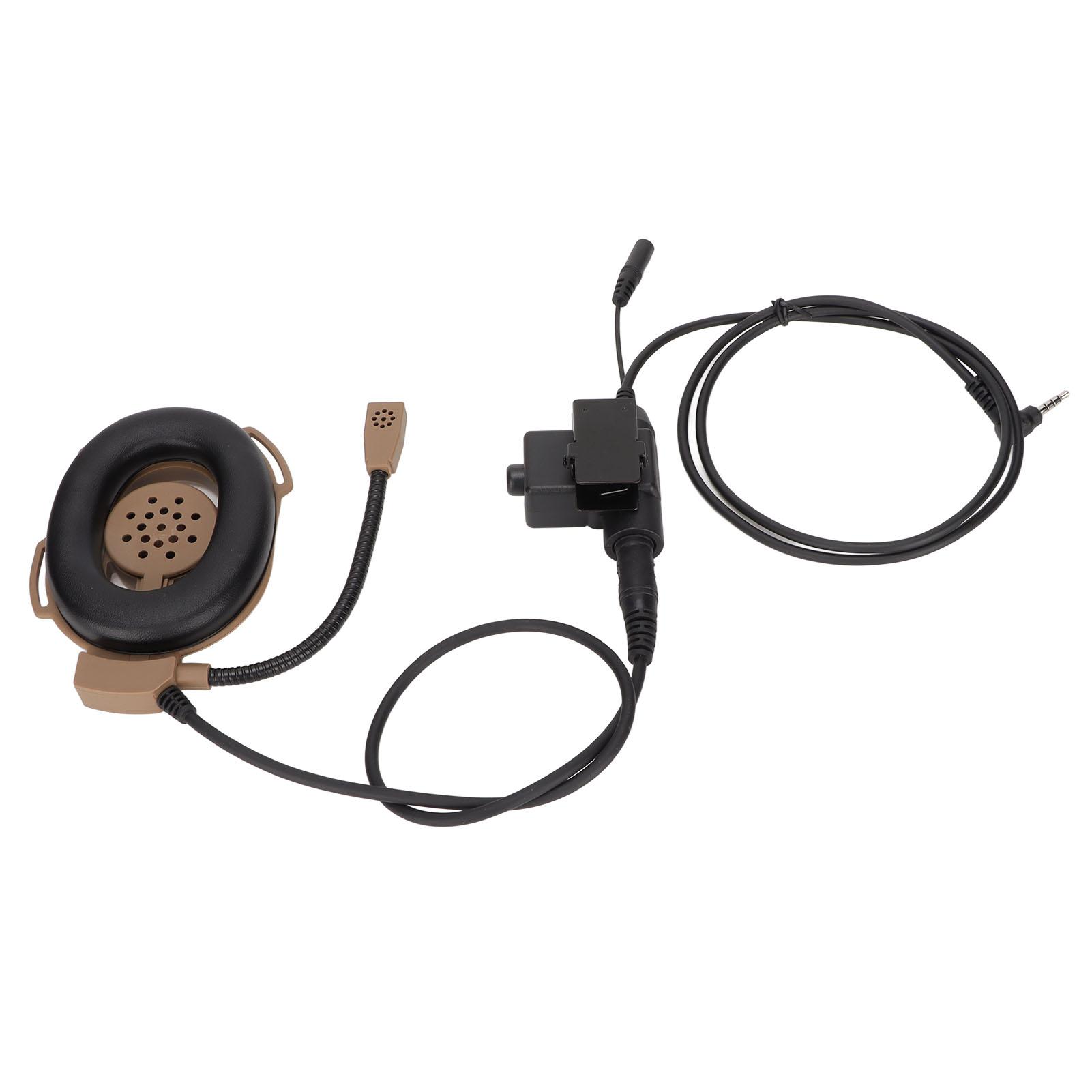 HD01 Militär-Headset Einseitiges Militär-Geräuschreduzierungs-Ohrstück mit U94 und Fingermikrofon