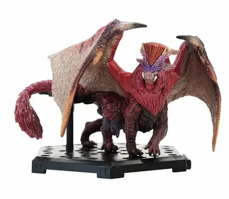 Monster Hunter World Ice Borne Modell PVC Modelle Heißer Drache Basarios Nergigante Tigrex Action Modell Dekoration Spielzeug Modell gray