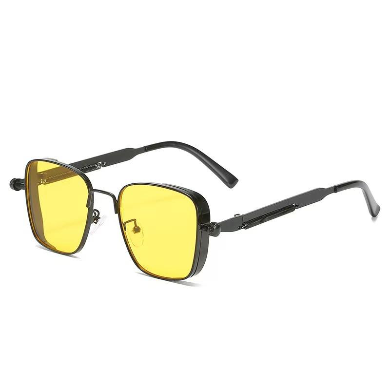 Neue Polarisierte Sonnenbrille Herren High End Schön Fahren Spezial Anti UV Hohe Qualität Metall Punk Mode Trends Sonnenbrille 1PCS