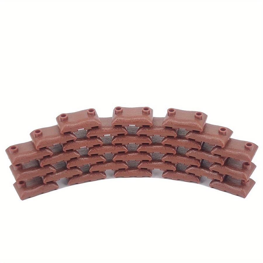 60 stücke MOC Militär Sandsack Bausteine ​​Kompatibel WW2 Soldaten Waffe Ziegel DIY Armee Szene Teile Spielzeug für Jungen Geschenk