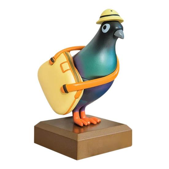 Mini Büro Brieftaube Schreibtischdeko Brieftaube Figur Harz Taube Ornament Kollegen Geschenk für Heim Büro Deko 1pc