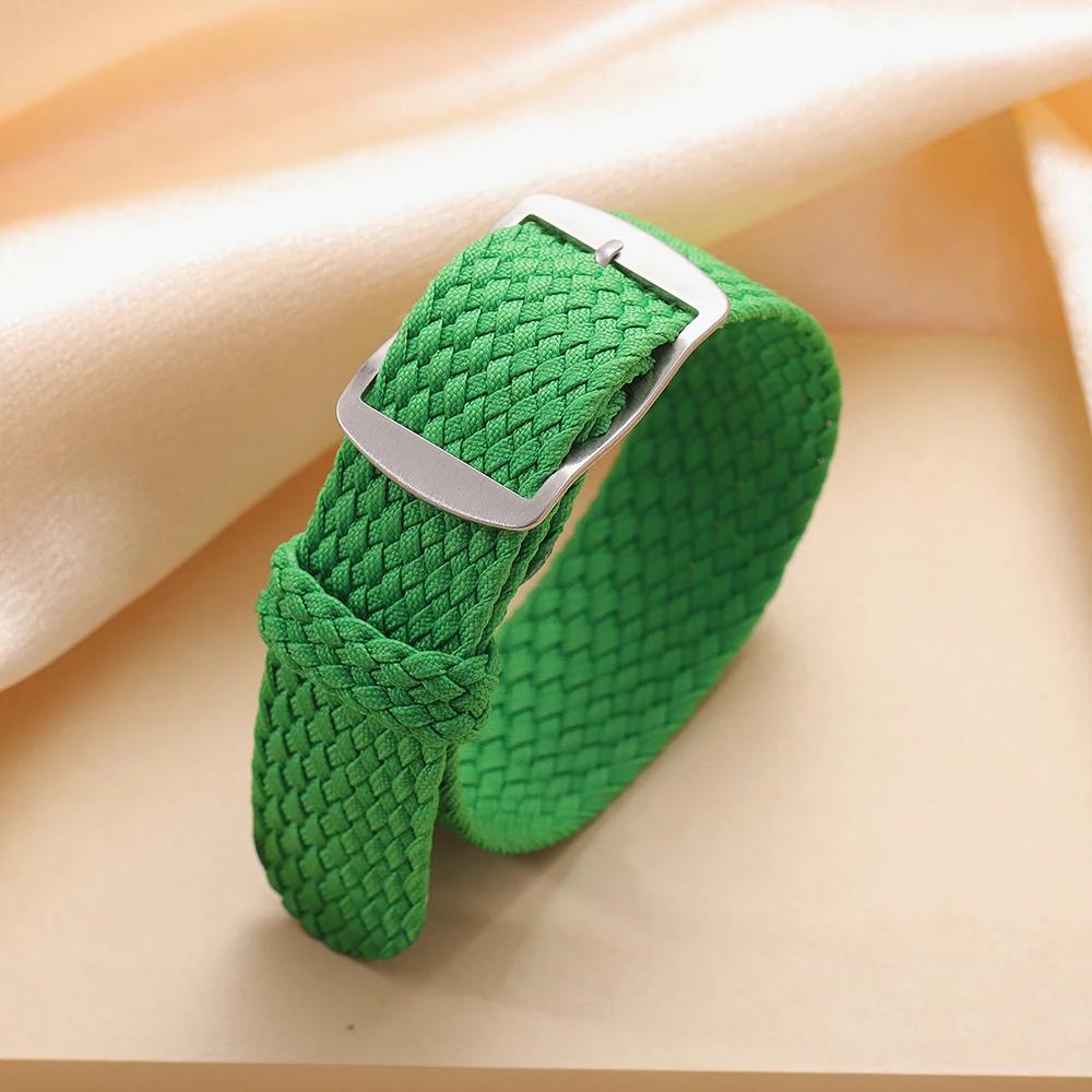 14mm 16mm 18mm 20mm 22mm Nylon Gewebtes Canvas Uhrenarmband Herren Damen für Perlon für Omega Armband Uhrenarmband Sport Armband Zubehör 14mm