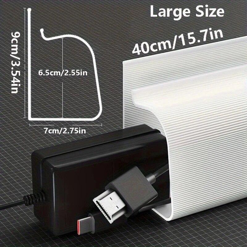 Kabelmanagement unter dem Schreibtisch, Kabelkanal, Kabelführung für den Schreibtisch, Kabelführungsfach für den Schreibtisch ohne Bohren